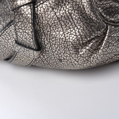 Celine Metallic Calfskin Bittersweet Hobo Pewter 12 of 12