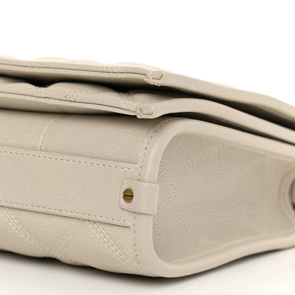 Saint Laurent Lambskin Quilted Mini Becky Chain Bag Crema Soft 12 of 16