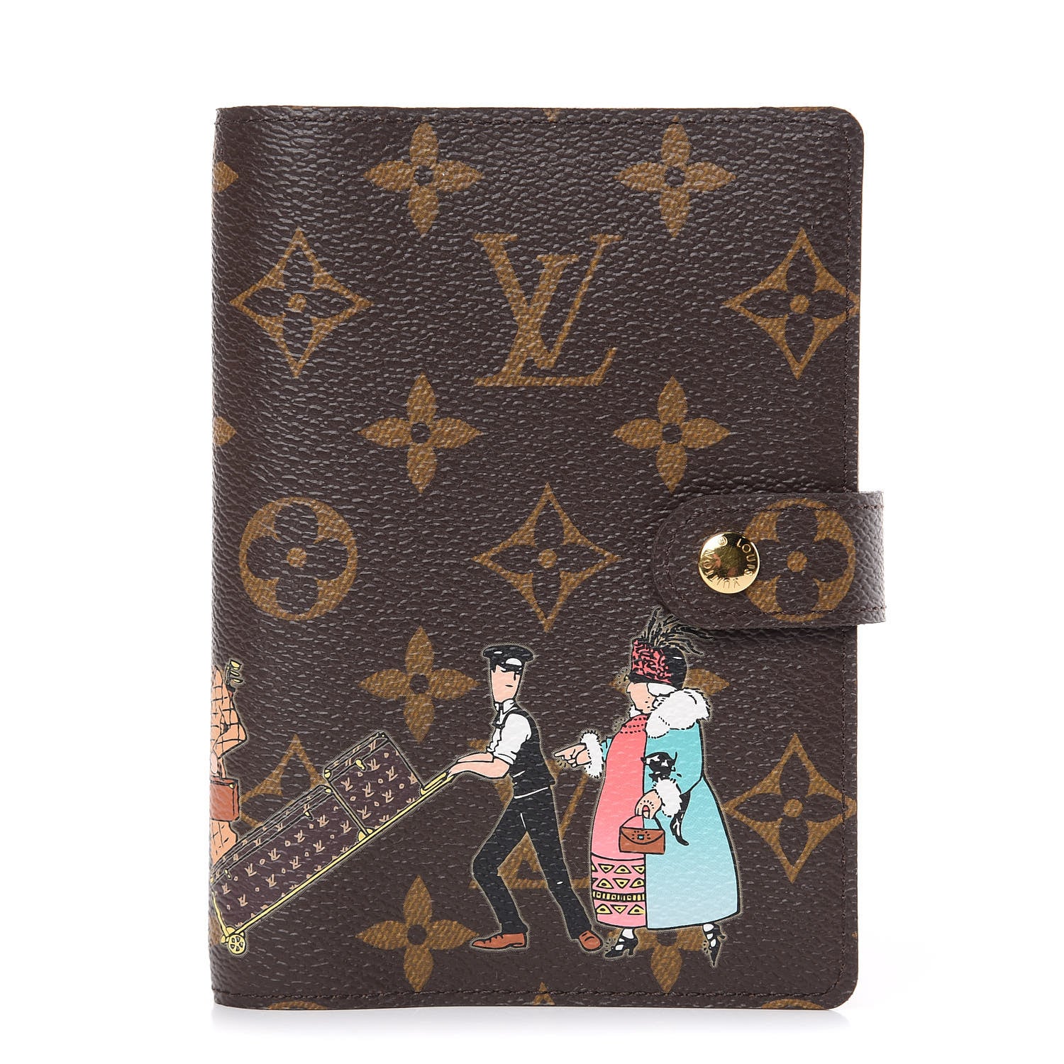 Louis Vuitton Monogram Illustre Small Ring Agenda Rose 1 of 7