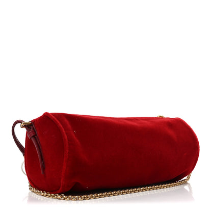 Miu Miu Velluto Mini Pouch Rosso 3 of 9