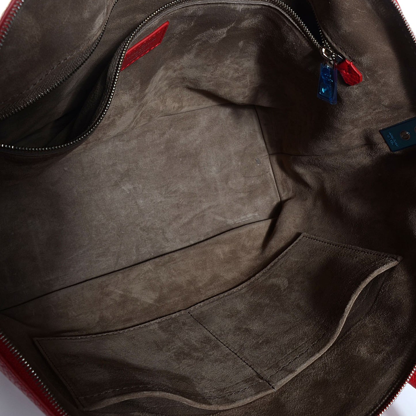 Cuir Taurillon Soft Lockit PM Rubis