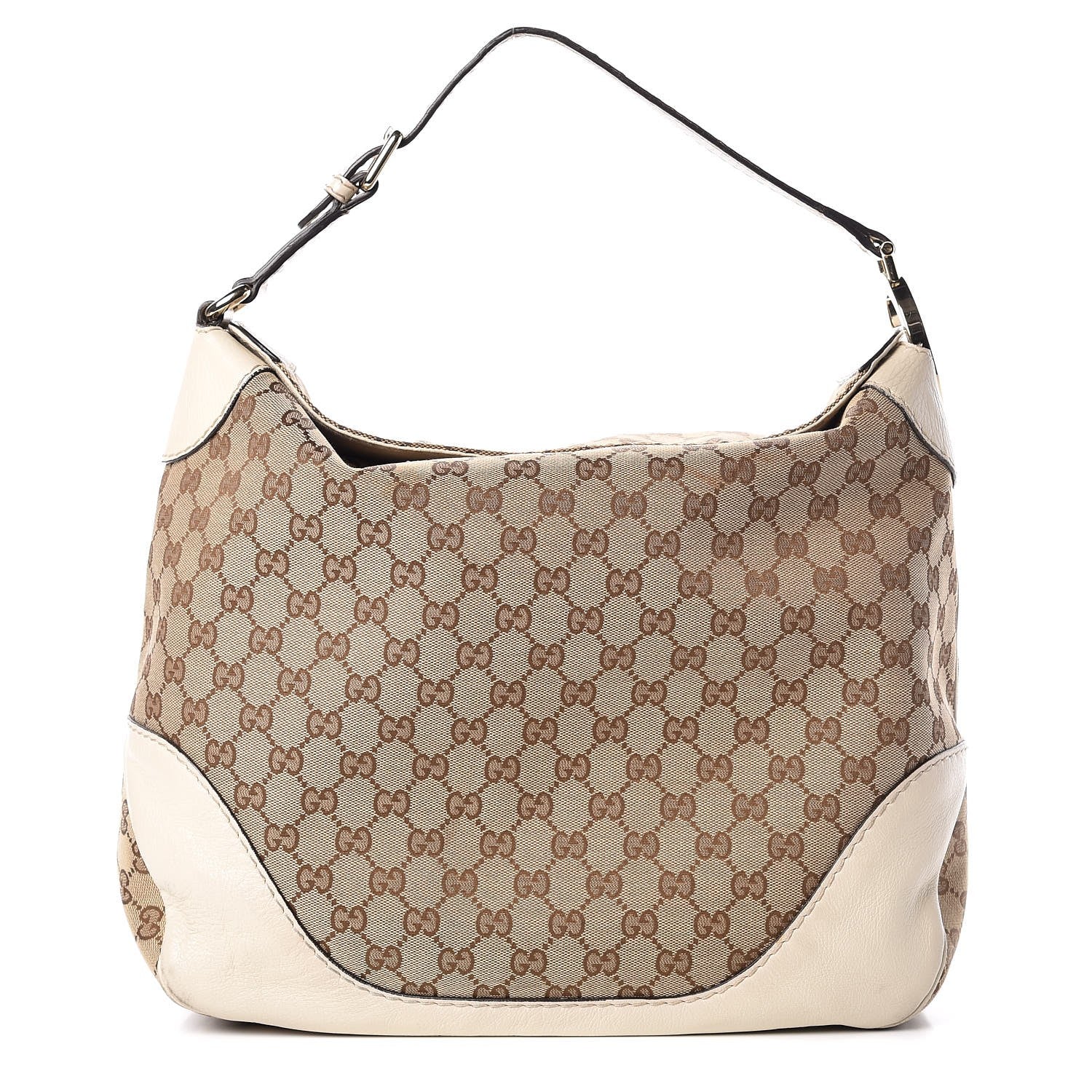 Gucci Monogram Medium Charlotte Hobo Off White 1 of 14