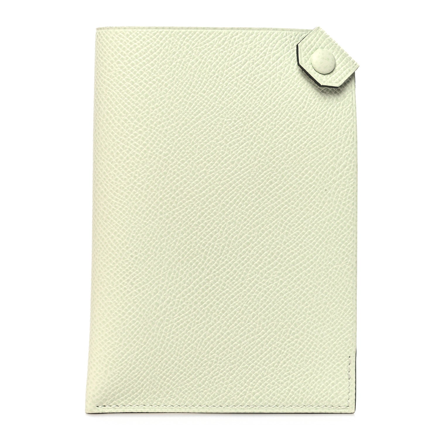 Hermes Epsom Tarmac PM Passport Holder Vert Fizz 1 of 8