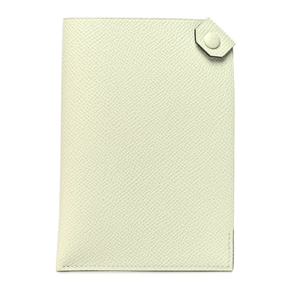 Hermes Epsom Tarmac PM Passport Holder Vert Fizz 1 of 8