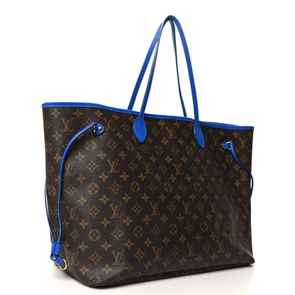 Louis Vuitton Monogram Articles de Voyage Ikat Neverfull GM Grand Blue 3 of 9