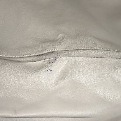 Chanel Caviar Quilted Maxi Single Flap Light Grey 9 of 12