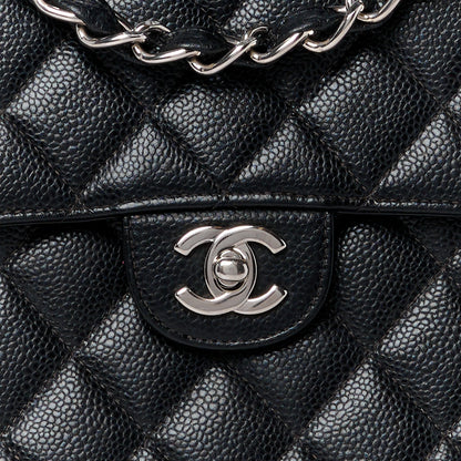 Chanel Caviar Jumbo Single Flap Black 9 of 14