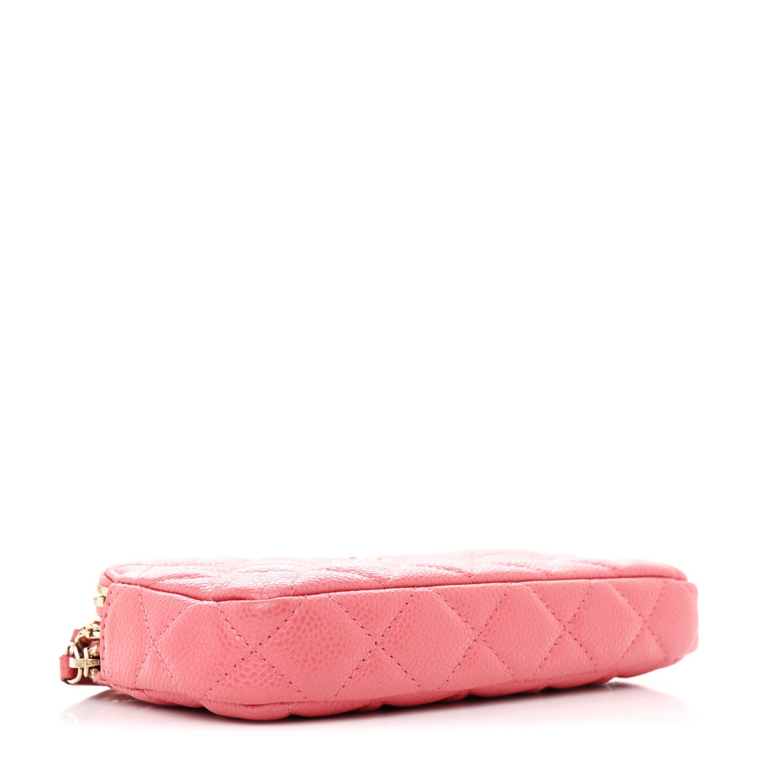 Chanel Iridescent Caviar Quilted Small Clutch With Chain Pink 4 of 13