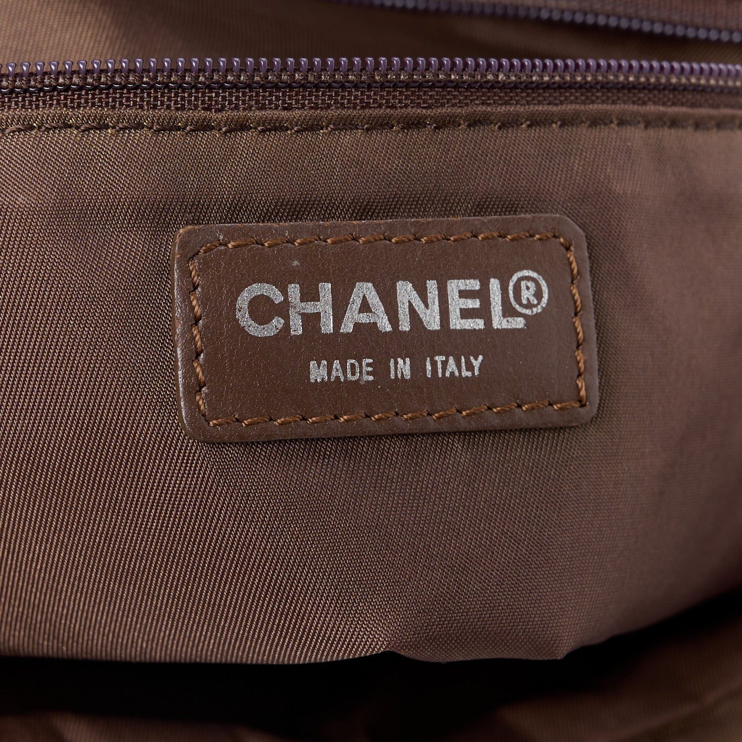 Chanel Nylon Mini Travel Tote Brown 8 of 18