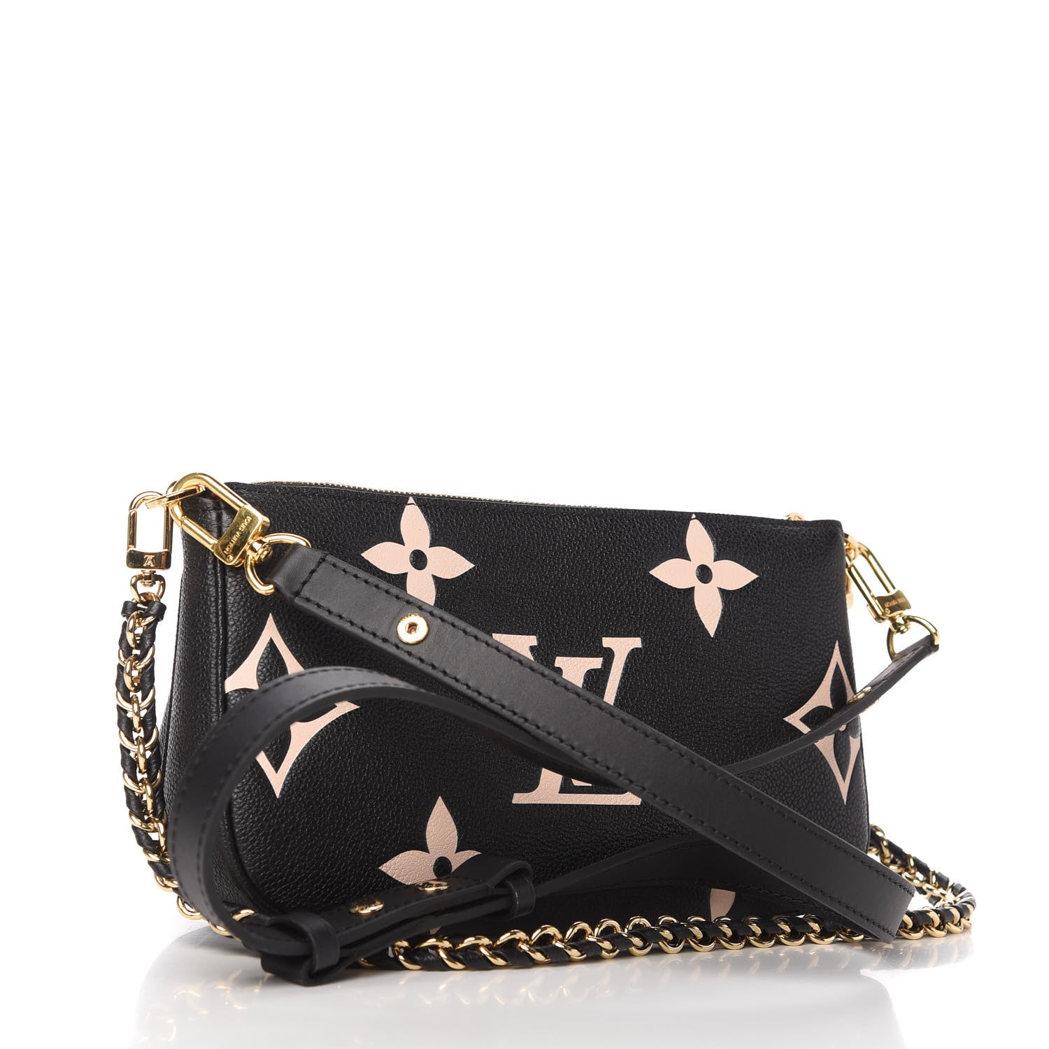 Louis Vuitton Empreinte Monogram Giant Multi Pochette Accessories Black Beige 3 of 9