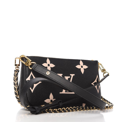 Louis Vuitton Empreinte Monogram Giant Multi Pochette Accessories Black Beige 3 of 9