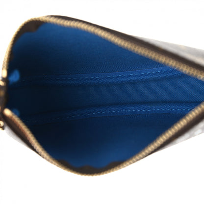Louis Vuitton Monogram 2019 Christmas Animation Mini Venice Pochette Accessories Blue 5 of 7