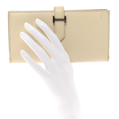 Hermes Epsom Bearn Gusset Wallet Craie 2 of 7