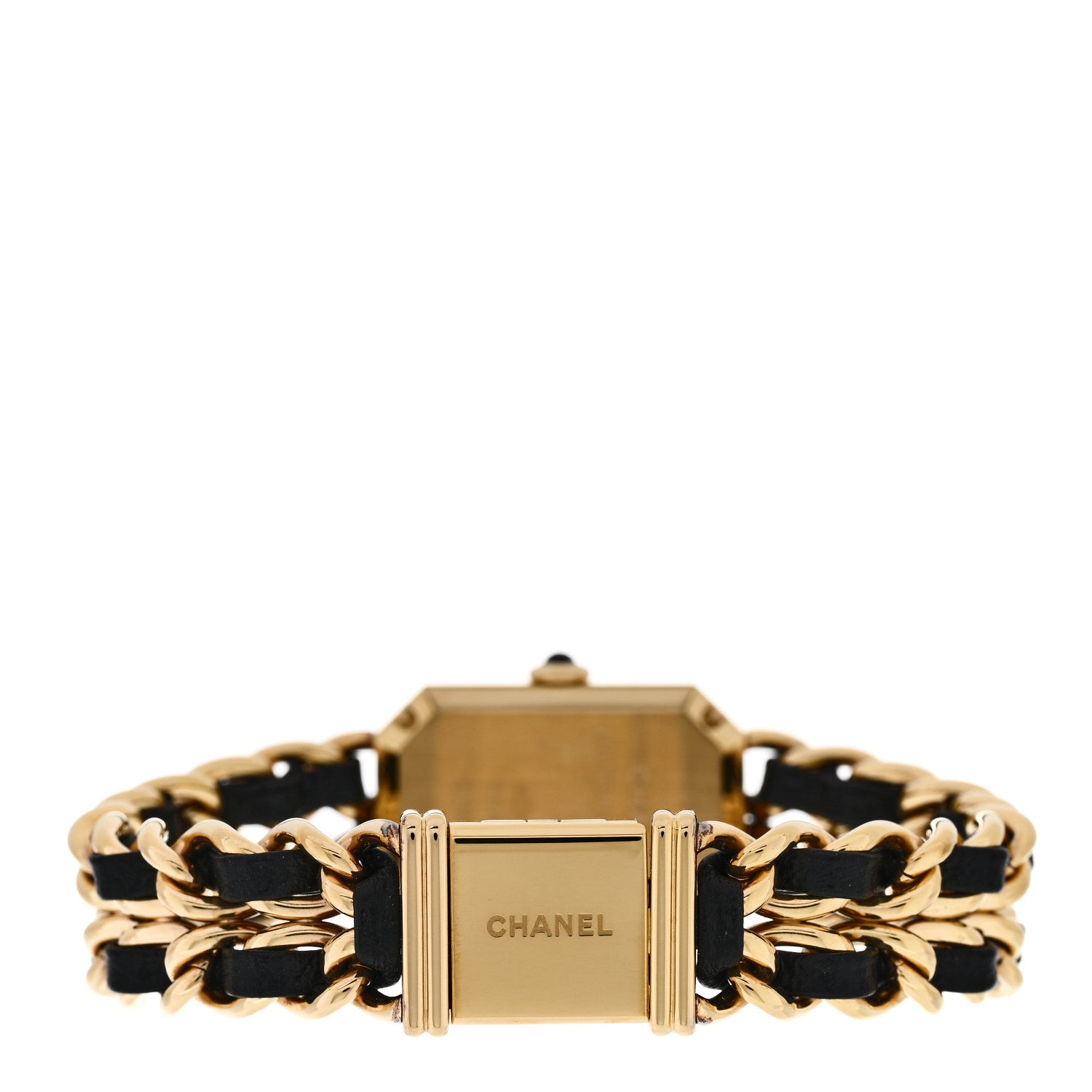 Chanel Stainless Steel Lambskin 20mm Chain Premiere Quartz Watch Gold 3 of 5