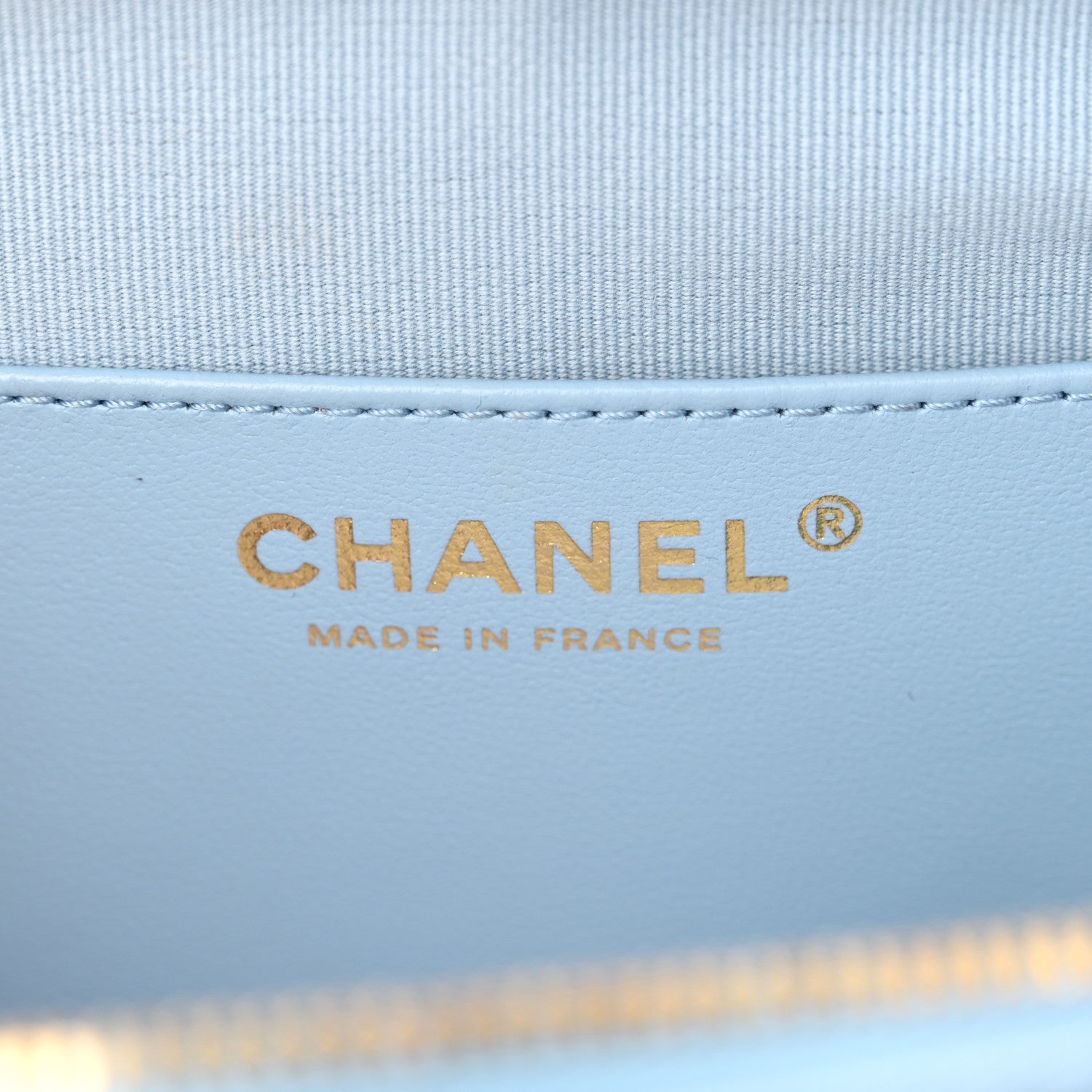Chanel Lambskin Quilted CC In Love Heart Bag Light Blue 7 of 10