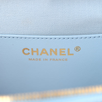 Chanel Lambskin Quilted CC In Love Heart Bag Light Blue 7 of 10