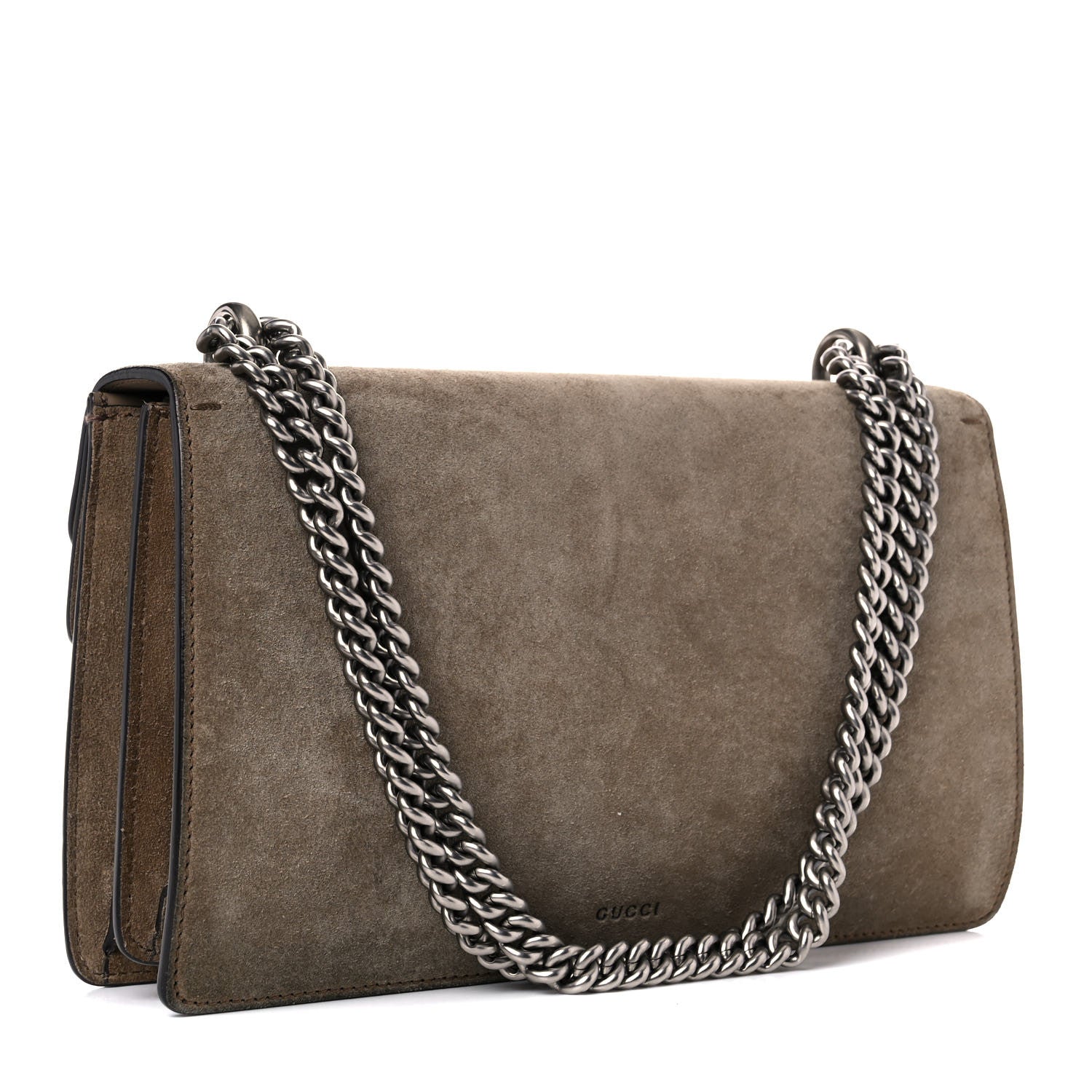 Gucci Suede Small Dionysus Shoulder Bag Taupe 3 of 11