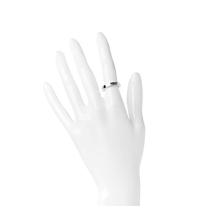 Cartier 18K White Gold Lanieres Ring 48 4.5 2 of 4