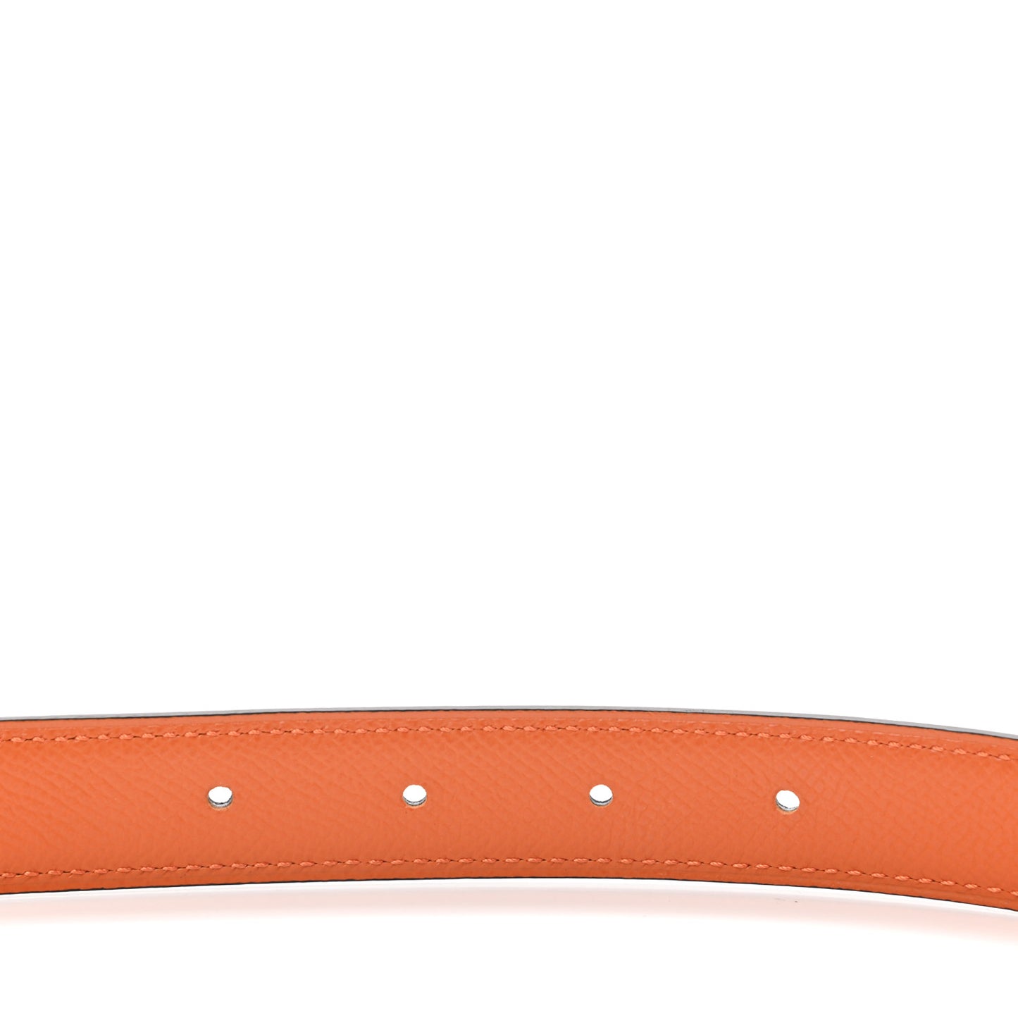 Swift Epsom 24mm Mini Constance Guilloche H Belt 95 Black Orange