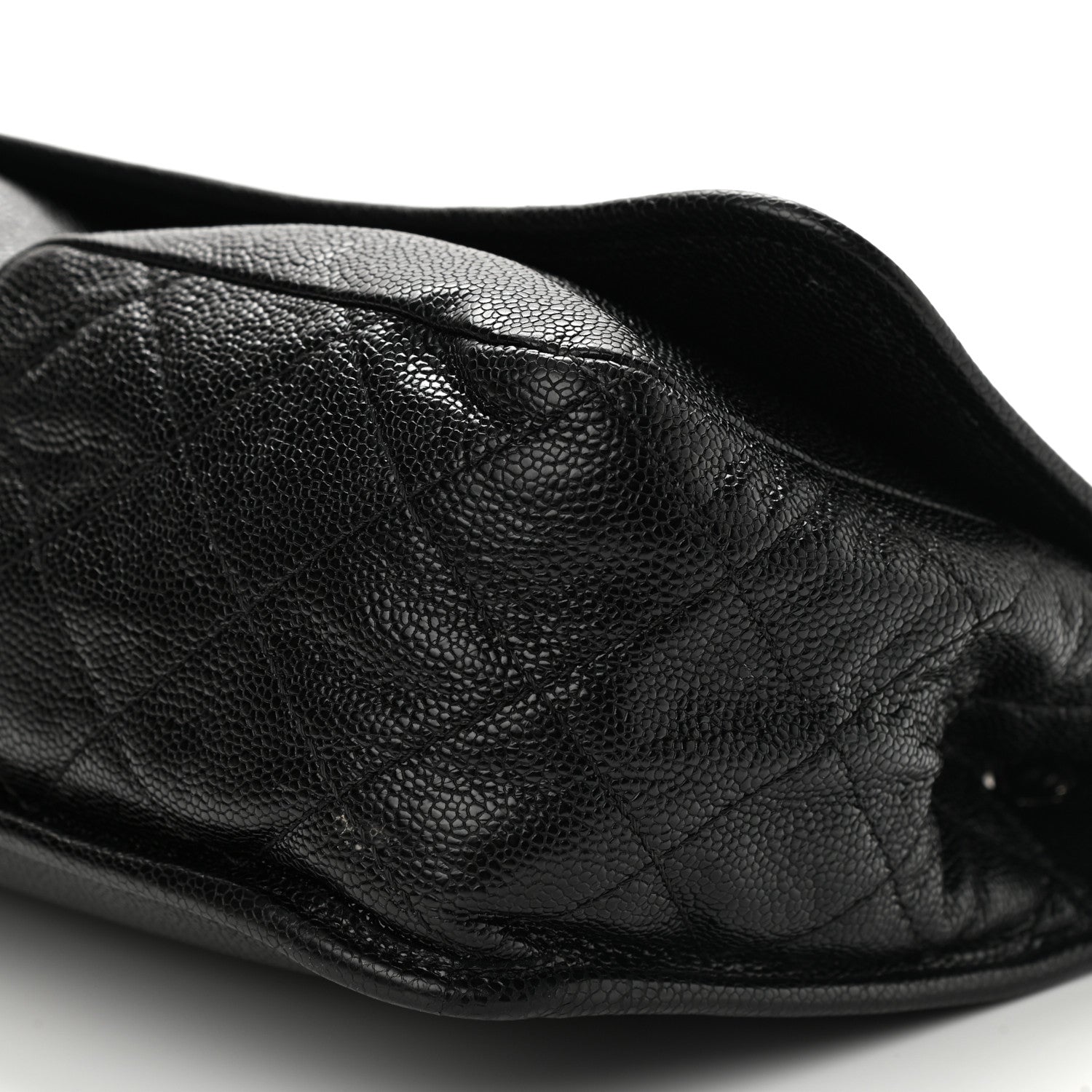 Chanel Grained Calfskin Medium Natural Beauty Flap Black 9 of 9