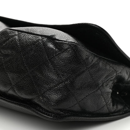 Chanel Grained Calfskin Medium Natural Beauty Flap Black 9 of 9