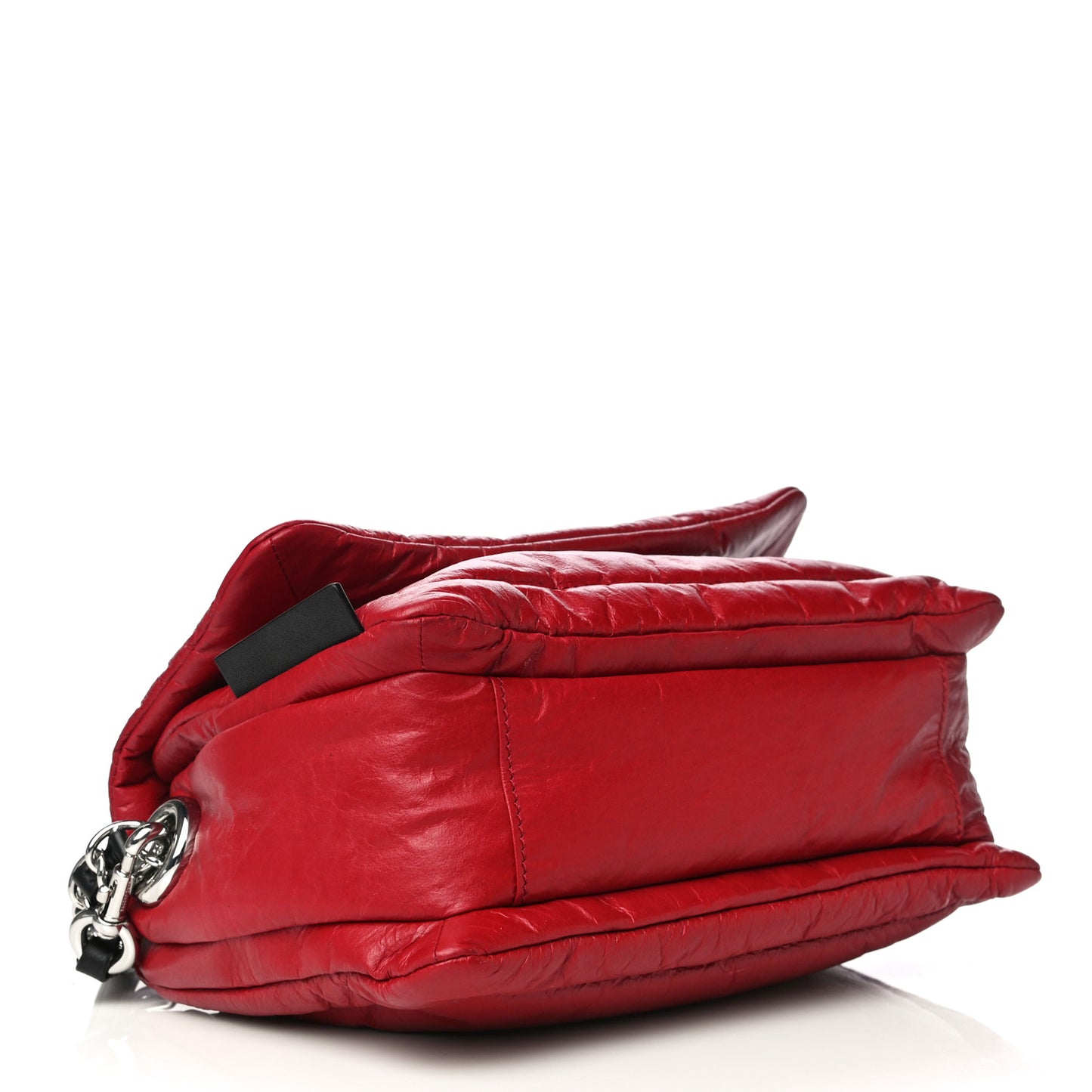 Lambskin The Pillow Bag Cranberry