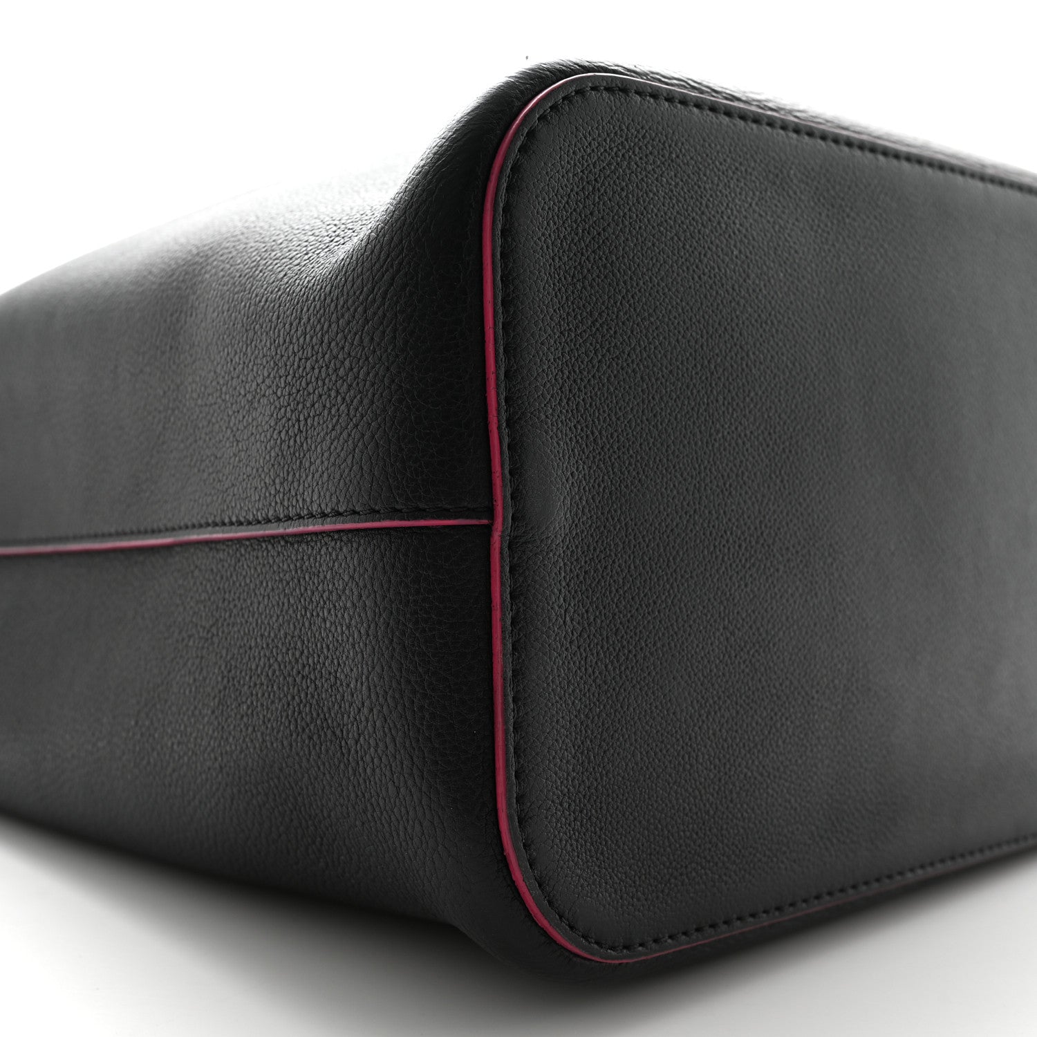 Louis Vuitton Calfskin Lockme Bucket Black 8 of 12