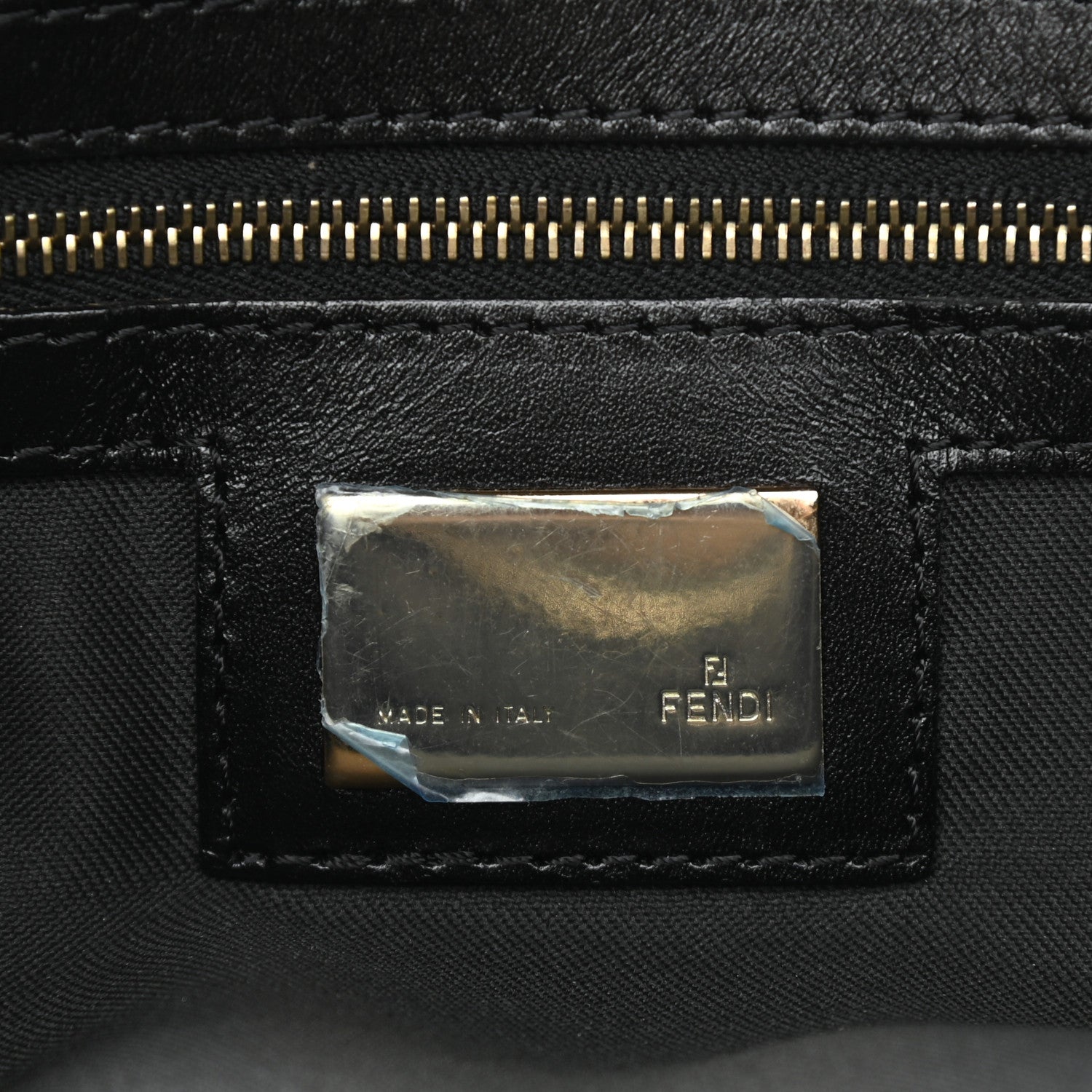 Fendi Zucca Cuoio Lucido Hobo Tobacco Moro 6 of 12