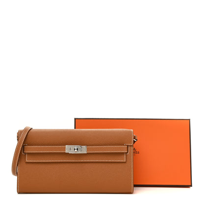 Hermes Epsom Kelly Wallet To Go Gold 12 of 12