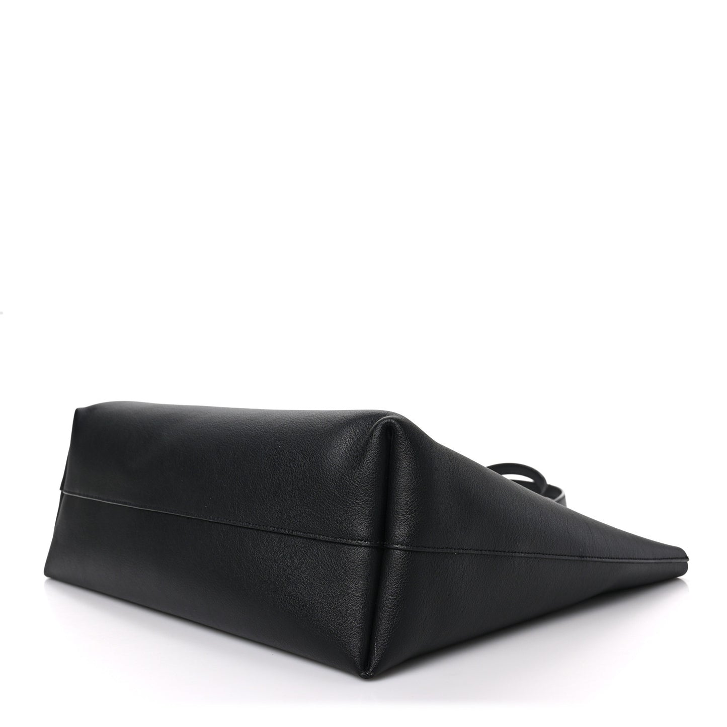 Calfskin Large Shopping Tote Black