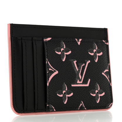 Louis Vuitton Monogram Fall for You LV Side-Up Card Holder Black 3 of 7