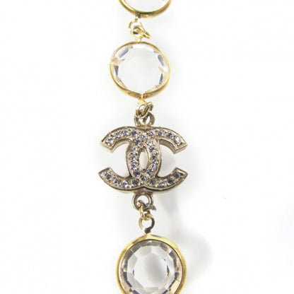 Chanel Crystal Pearl CC Strand Necklace Gold 6 of 6