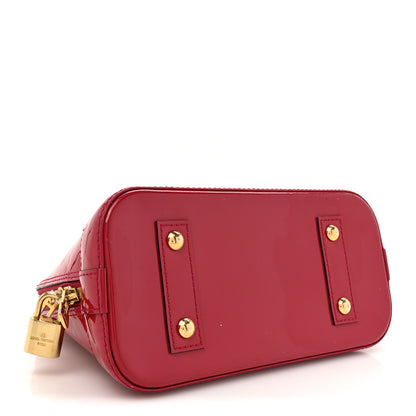 Louis Vuitton Vernis Alma BB Pomme D'Amour 4 of 14
