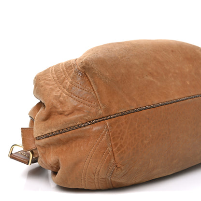 Fendi Nappa Nuvolata Spy Bowler Naturale Oro 9 of 12