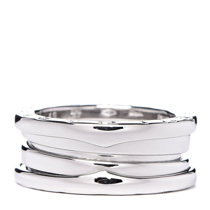 Bulgari 18K White Gold B.Zero1 Three-Band Ring 49 4.75 1 of 6