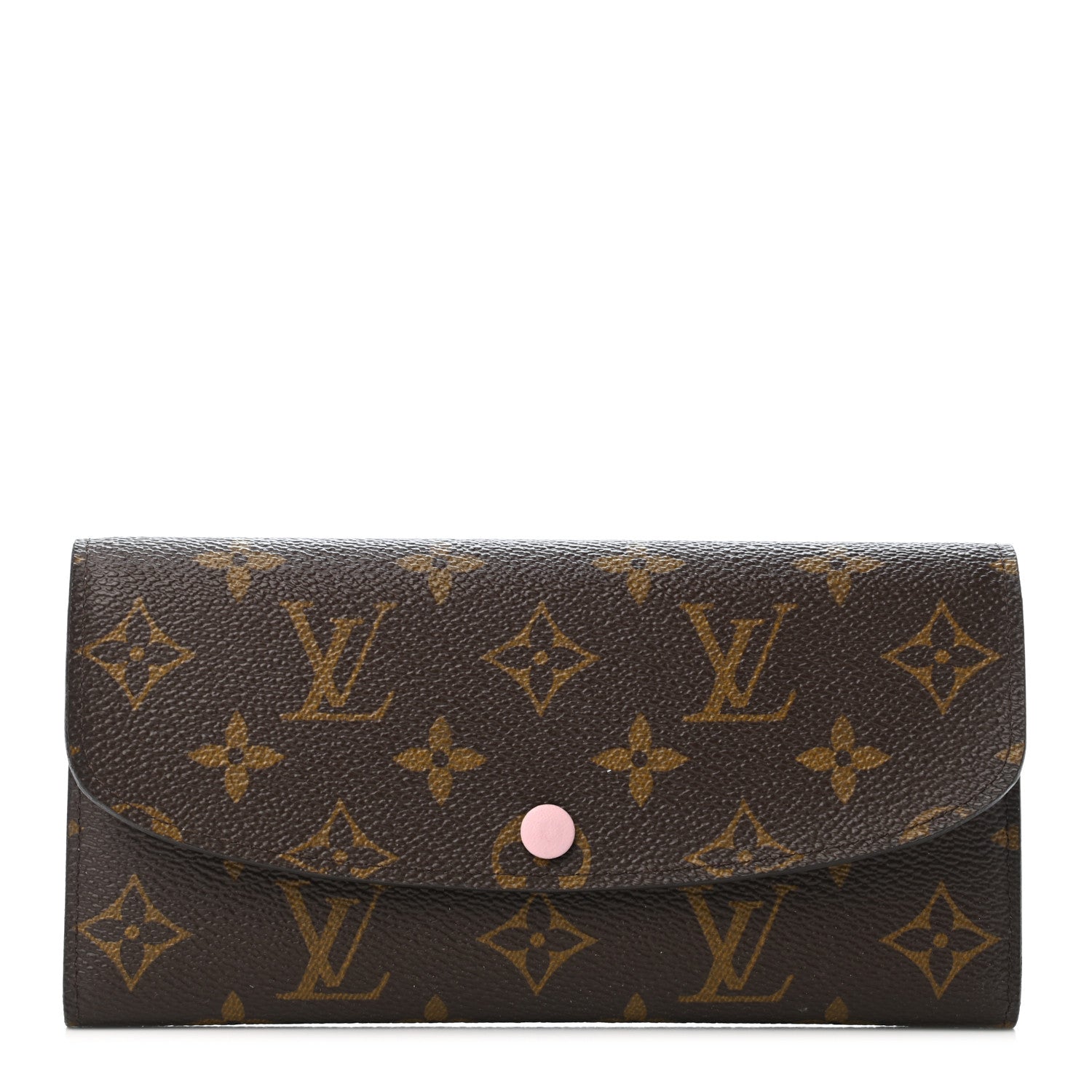 Louis Vuitton Monogram Emilie Wallet Rose Ballerine 1 of 4