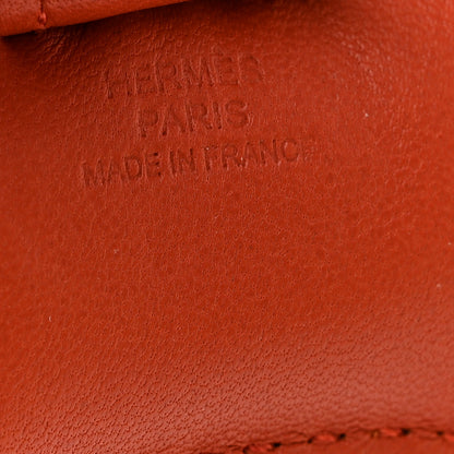 Hermes Milo Lambskin Grigri Rodeo Horse Bag Charm PM Cornaline 4 of 4