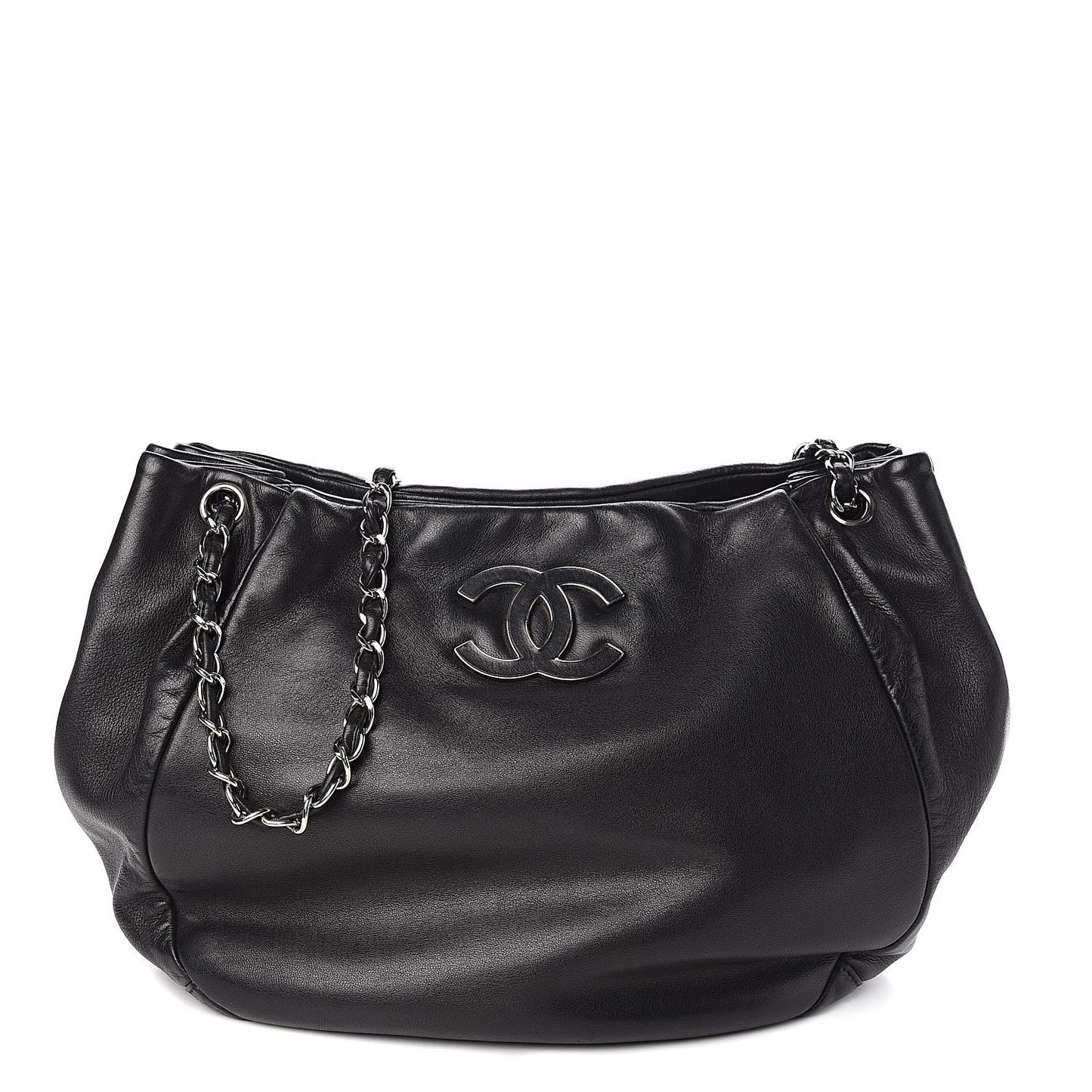 Lambskin Sensual Hobo Black