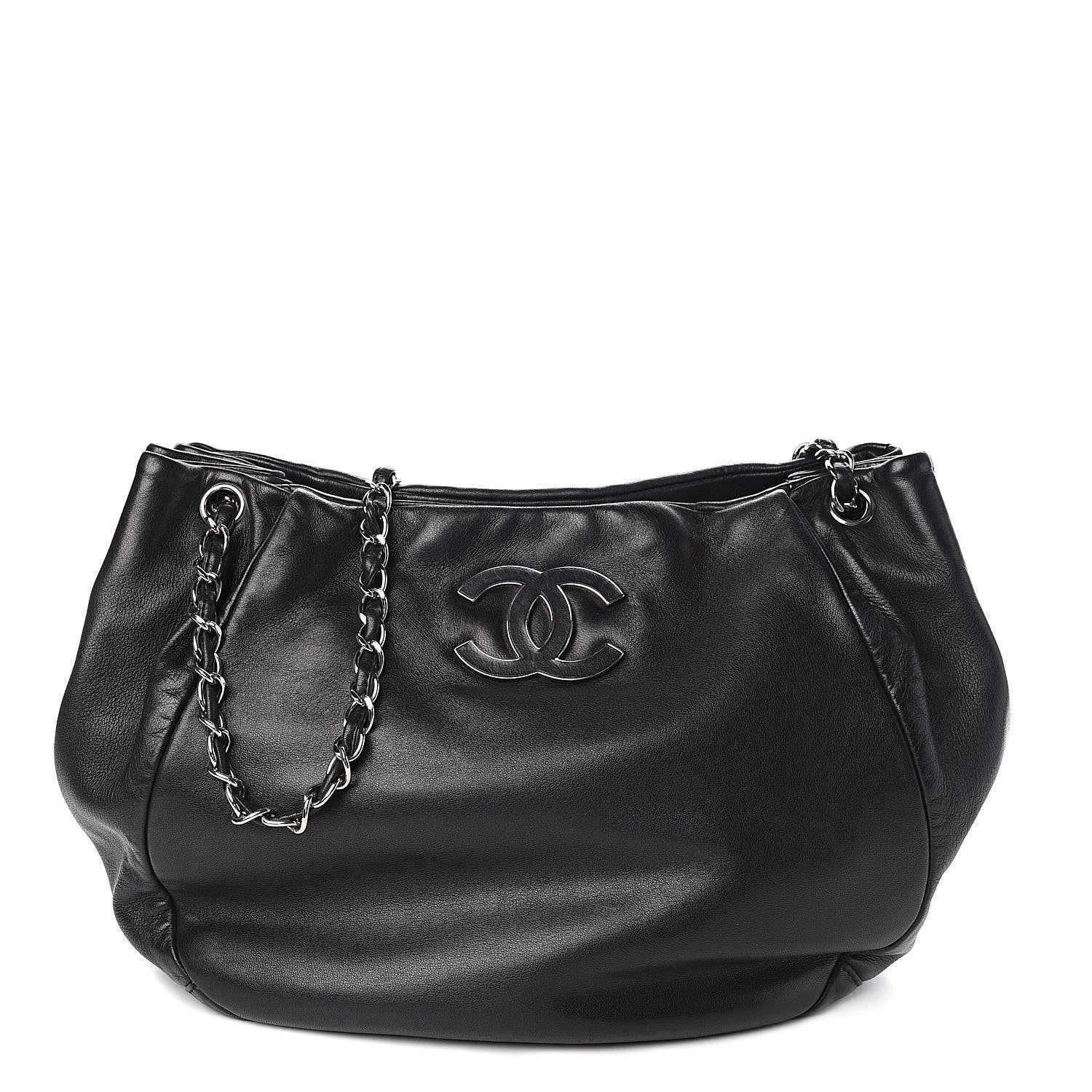 Chanel Lambskin Sensual Hobo Black 1 of 11