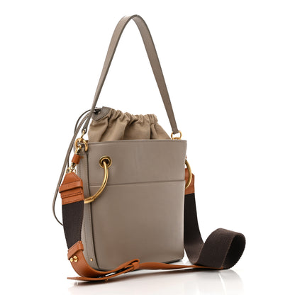 Chloe Smooth Calfskin Small Roy Bucket Bag Motty Grey 3 of 16