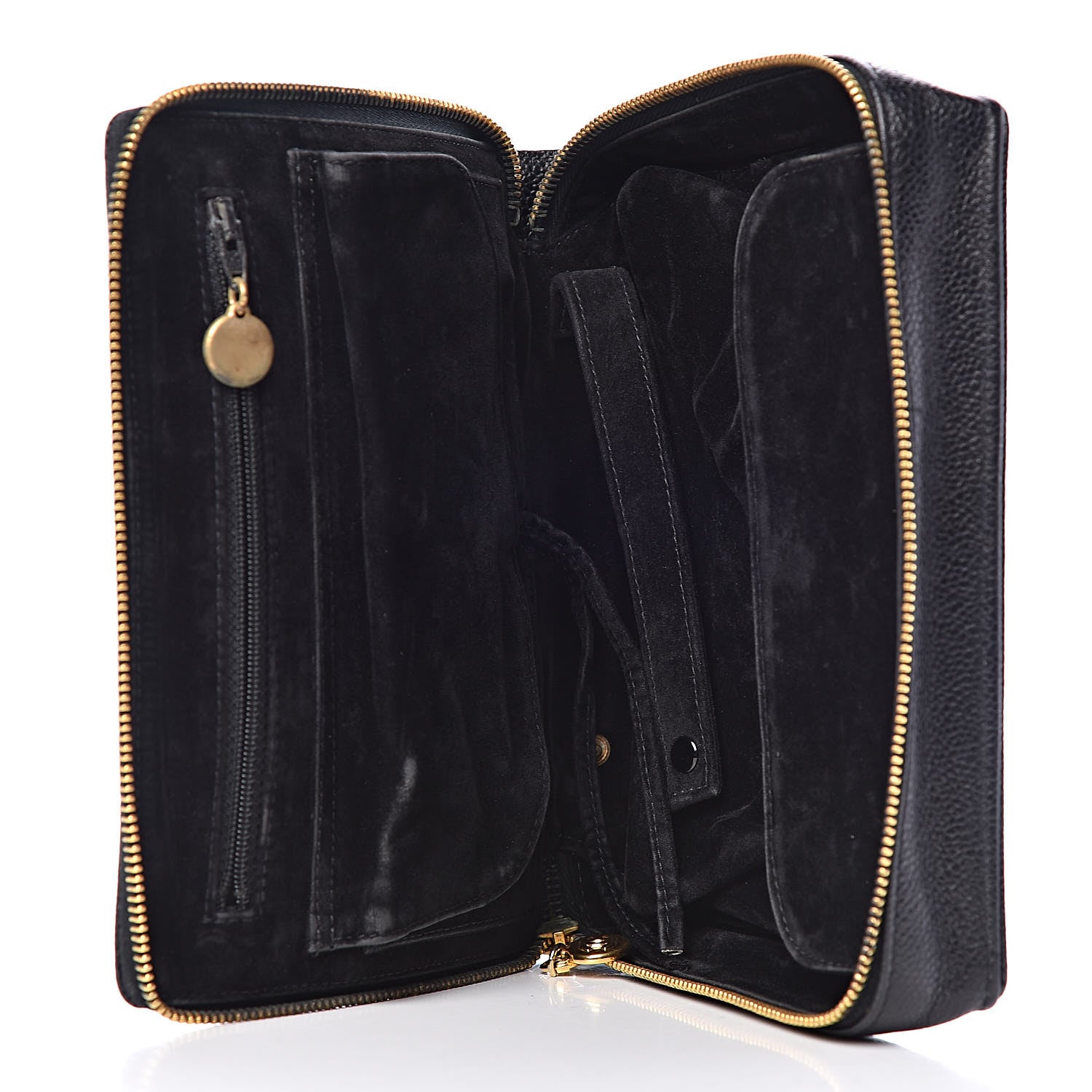 Chanel Caviar Jewelry Travel Case Black 5 of 12