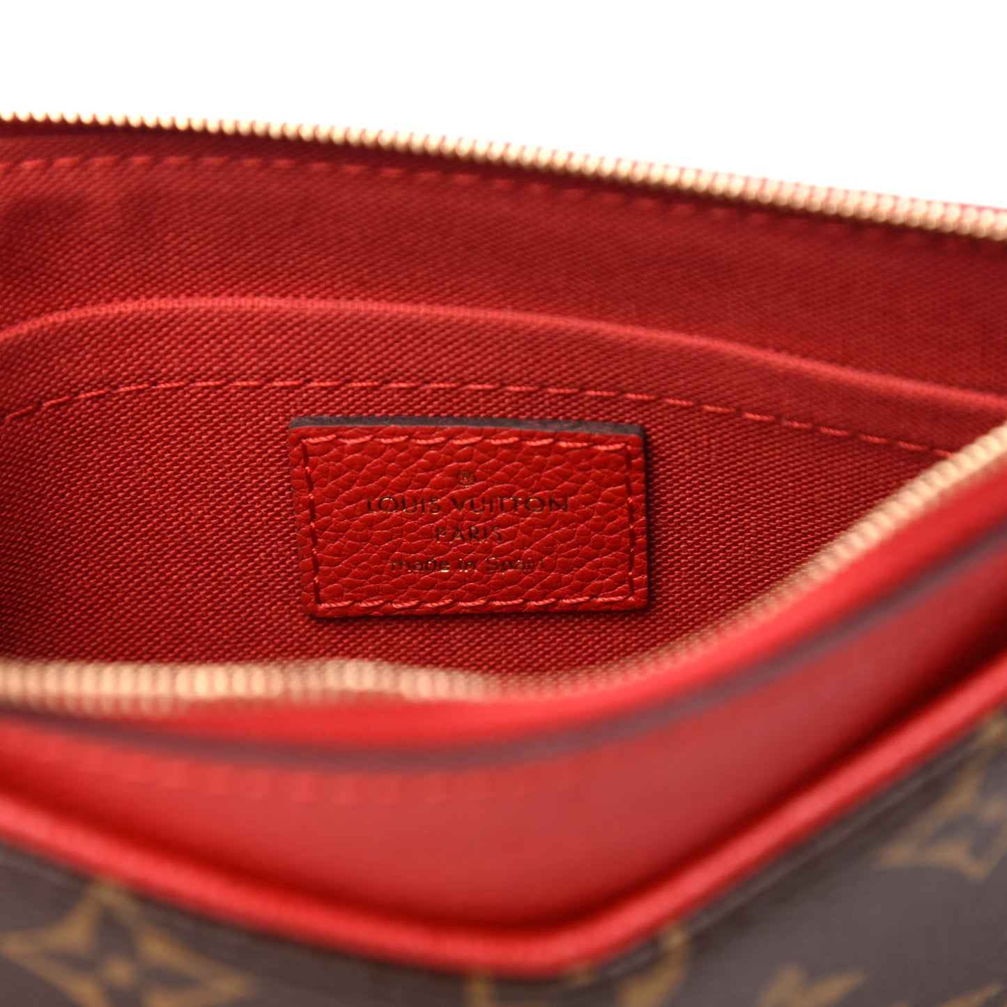 Monogram Pallas Clutch Cherry