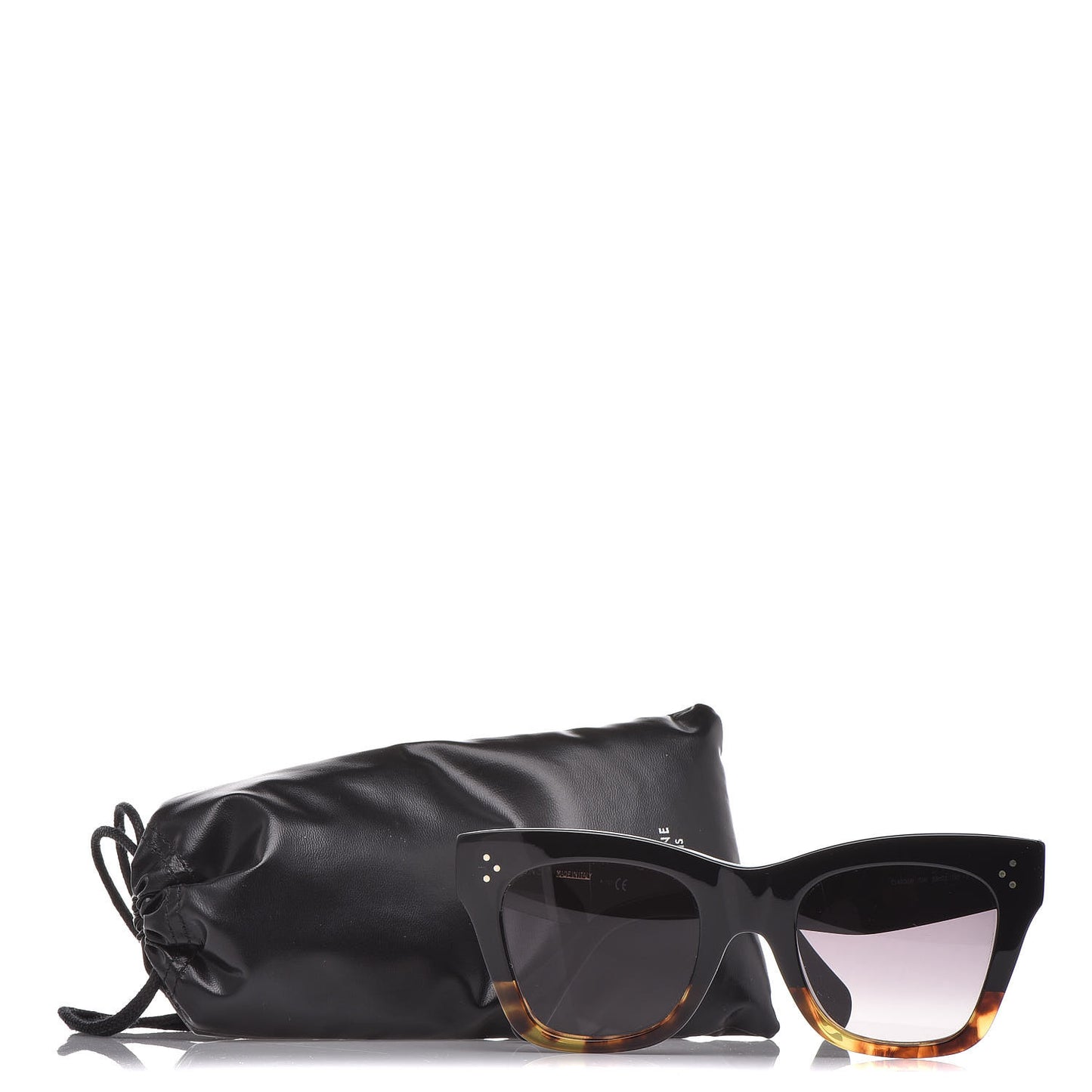 Acetate Cat Eye Sunglasses CL40004I Havana Black