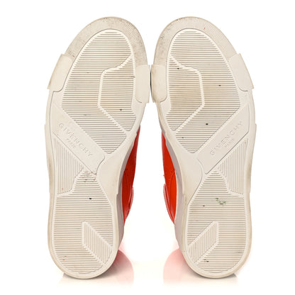 Givenchy Calfskin Mens Tyson High Top Sneakers 42 Orange 5 of 14