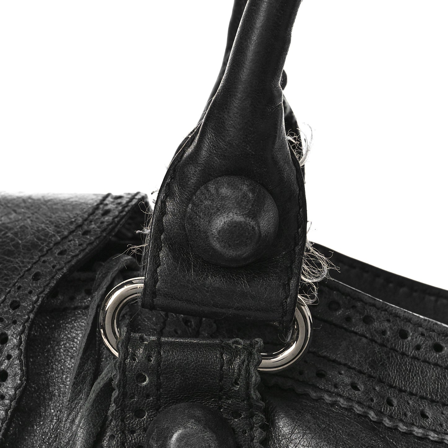 Agneau Giant Brogues Hardware City Black