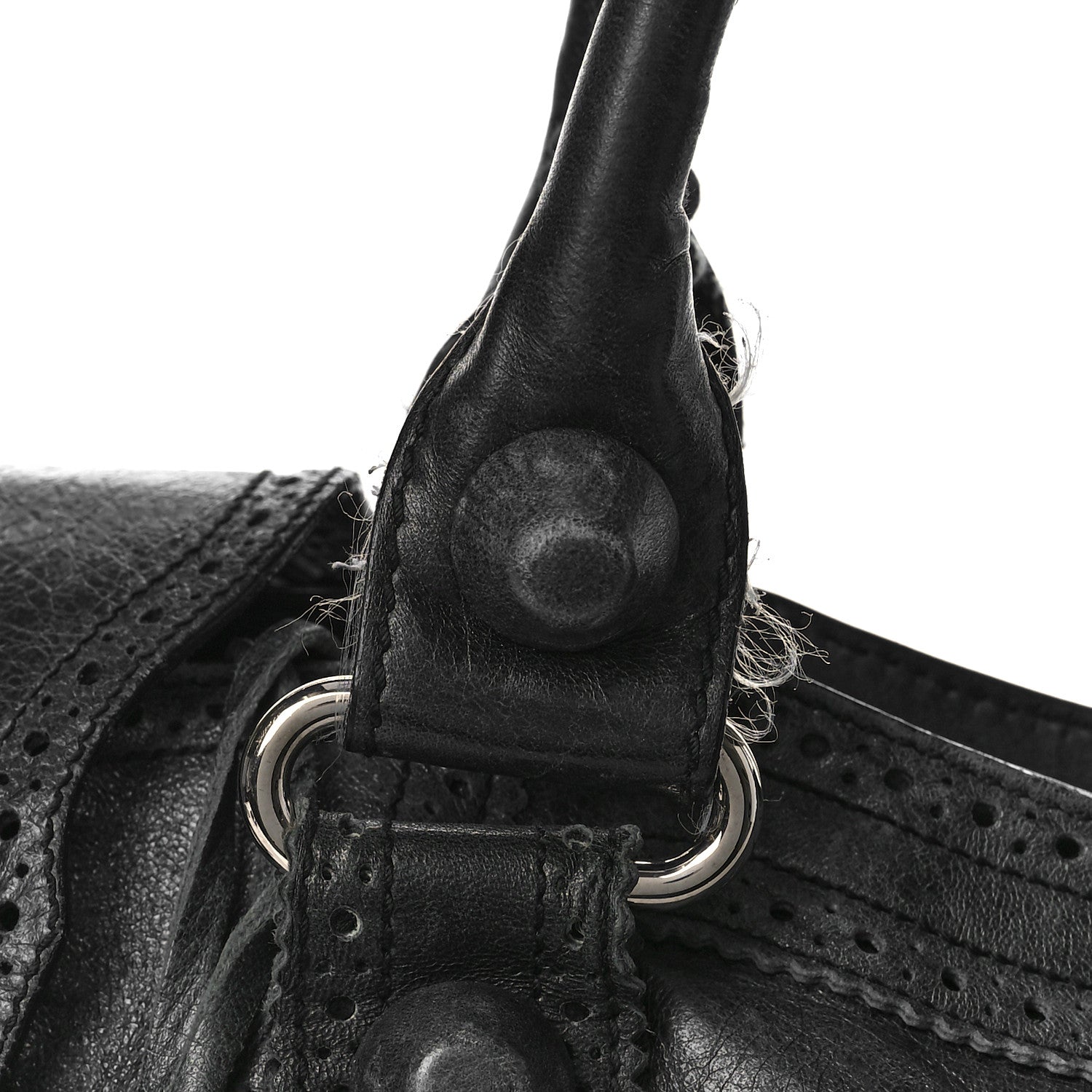 Balenciaga Agneau Giant Brogues Hardware City Black 13 of 27