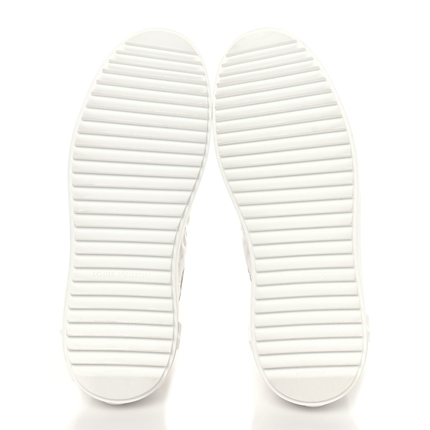 Louis Vuitton Monogram Embossed Calfskin Damier Azur Time Out Sneakers 37.5 Rose Clair Pink 5 of 8
