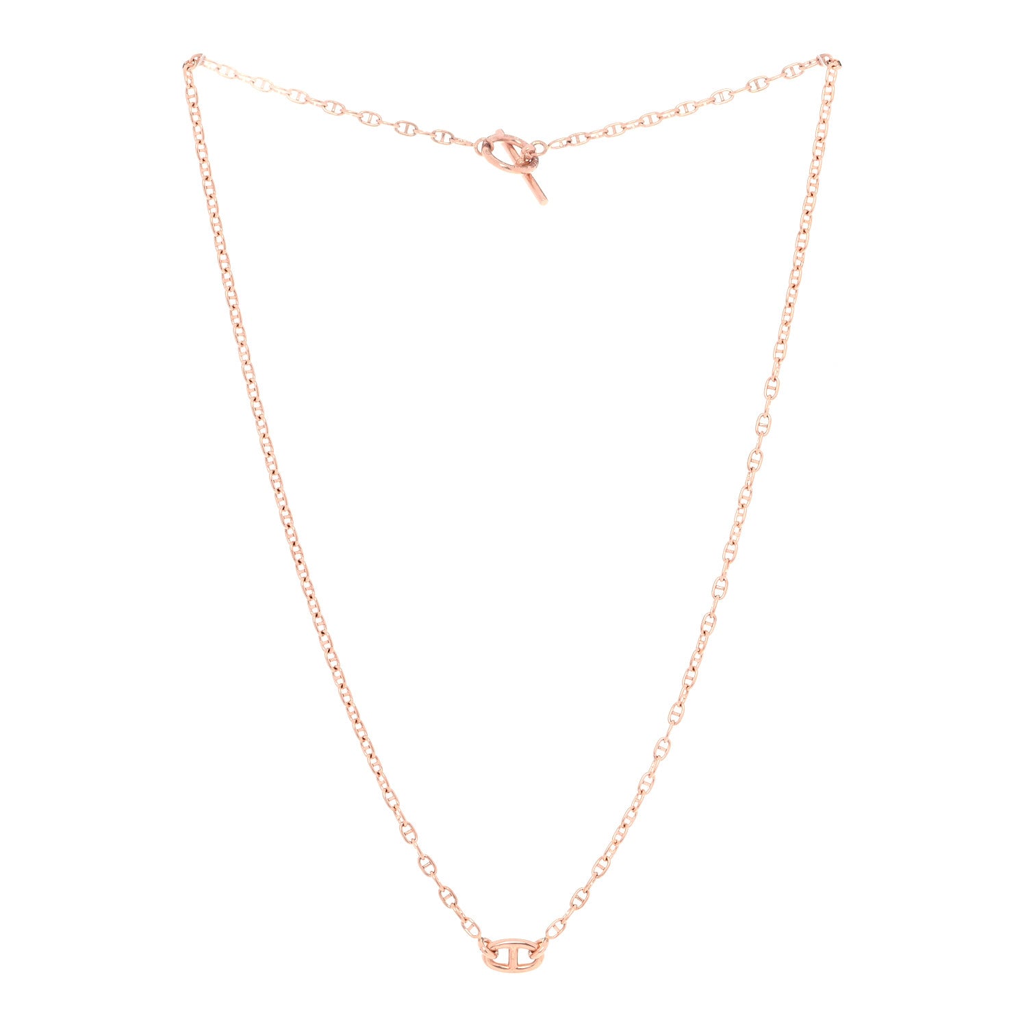 Hermes 18K Rose Gold TPM Farandole Pendant Necklace SH 3 of 5