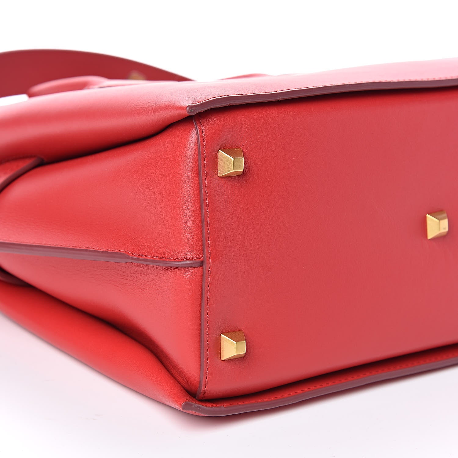 MCM Park Avenue Calfskin Medium Neo Milla Tote Ruby Red 7 of 8