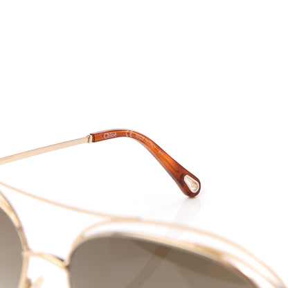 Chloe Carlina Round Sunglasses CE134S Gold 5 of 7